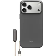 Etui Apple z podpórką Beats Kickstand z MagSafe i panelem sterowania aparatem MGY94LL/A do iPhone 17 Pro Max - Szafirowy szary