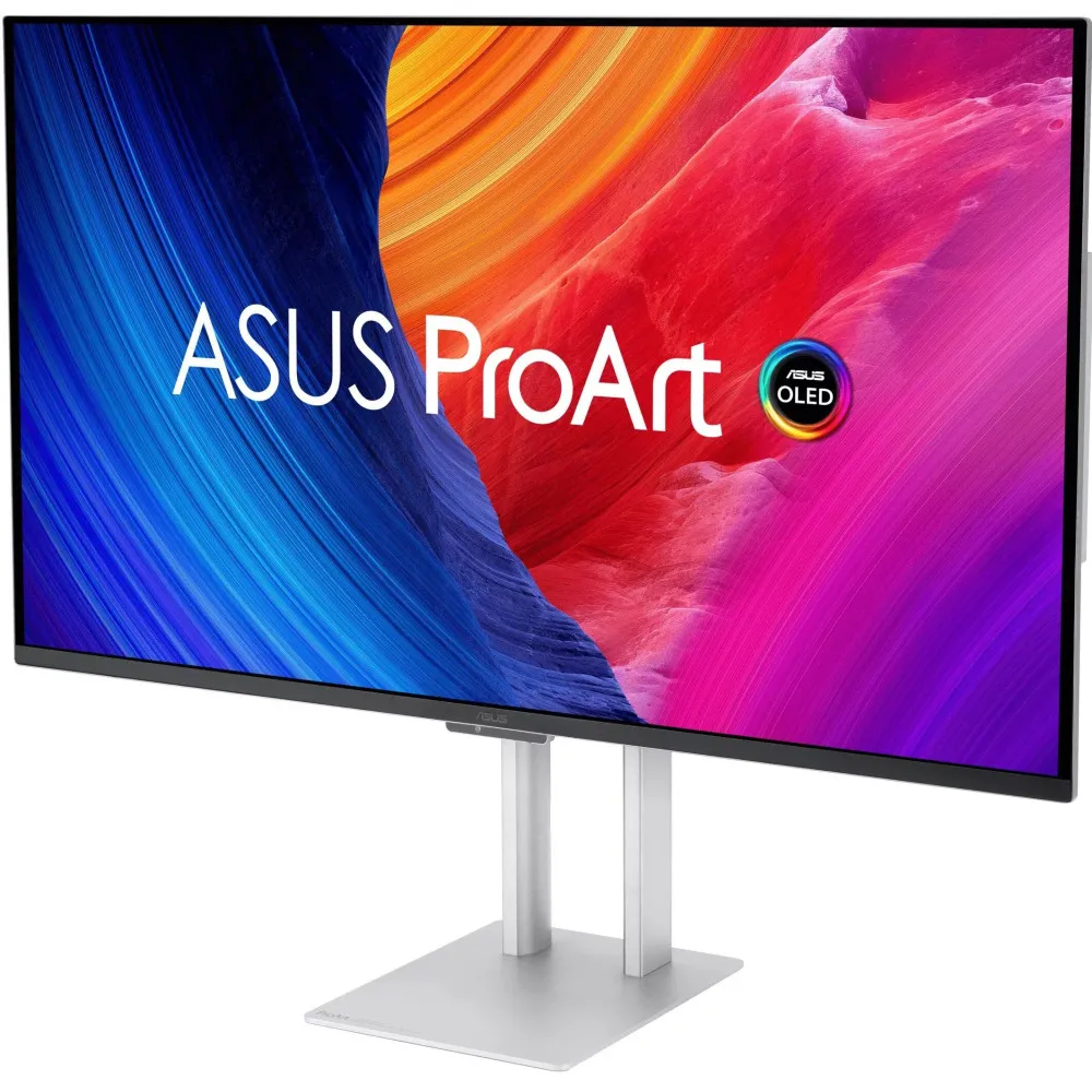 Zdjęcie produktu Monitor ASUS ProArt OLED PA32UCDM - 31,5"/3840x2160 (4K)/240Hz/QD OLED/0,1 ms/pivot/Biały