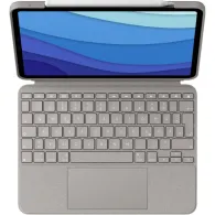 Klawiatura z etui Logitech Combo Touch dla iPada Pro 12 5-6. gen. UK 920-010222 - Piaskowa