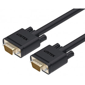 Kabel Unitek Premium VGA HD15 (M, M) Y-C511 - zdjęcie poglądowe 1