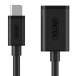 Kabel USB Unitek USB-A / USB-C Y-C476BK - 15 cm, Czarny