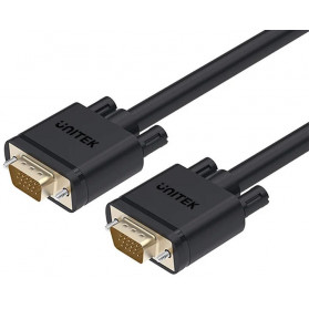 Kabel Unitek Premium VGA HD15 (M, M) Y-C505 - zdjęcie poglądowe 1