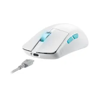 Mysz bezprzewodowa ASUS ROG Harpe Ace Aim Lab Edition 90MP02W0-BMUA10 - 36000 Dpi, Opto-Mechanical, Biała