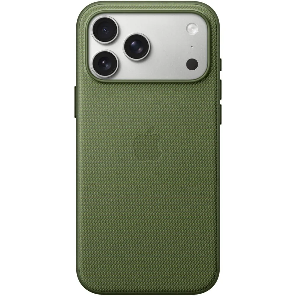 Etui ochronne na smartfon Apple TechWoven Case z MagSafe MGFD4ZM/A do iPhone 17 Pro Max - Zielone Etui ochronne na smartfon Apple TechWoven Case z MagSafe MGFD4ZM/A do iPhone 17 Pro Max - Zielone