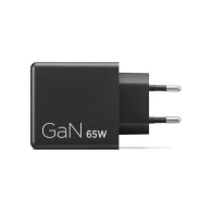 Zasilacz sieciowy Lenovo Dual USB-C 65W GaN Charger 40AW065BEU - 2x USB-C, Czarny