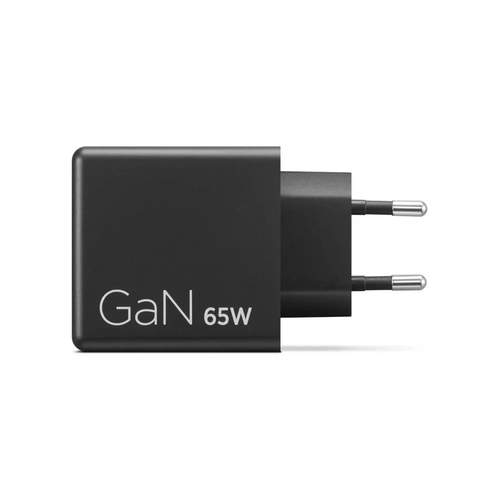 Zasilacz sieciowy Lenovo Dual USB-C 65W GaN Charger 40AW065BEU - 2x USB-C, Czarny