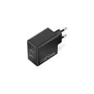 Zasilacz sieciowy Lenovo Dual USB-C 65W GaN Charger 40AW065BEU - 2x USB-C, Czarny