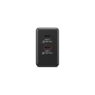 Zasilacz sieciowy Lenovo Dual USB-C 65W GaN Charger 40AW065BEU - 2x USB-C, Czarny