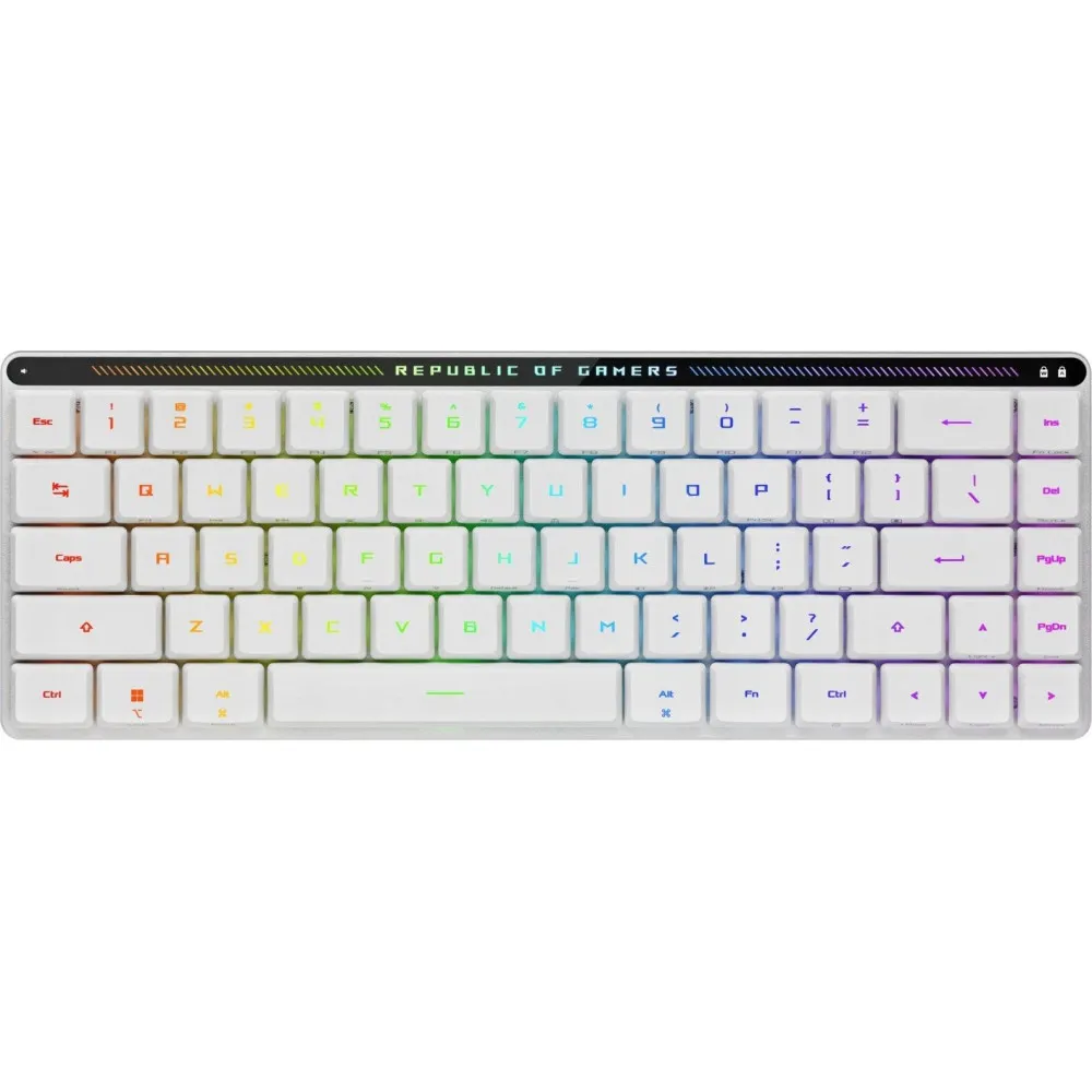 Klawiatura bezprzewodowa ASUS ROG Falchion RX Low Profile 90MP03EC-BKUA10 - Biała