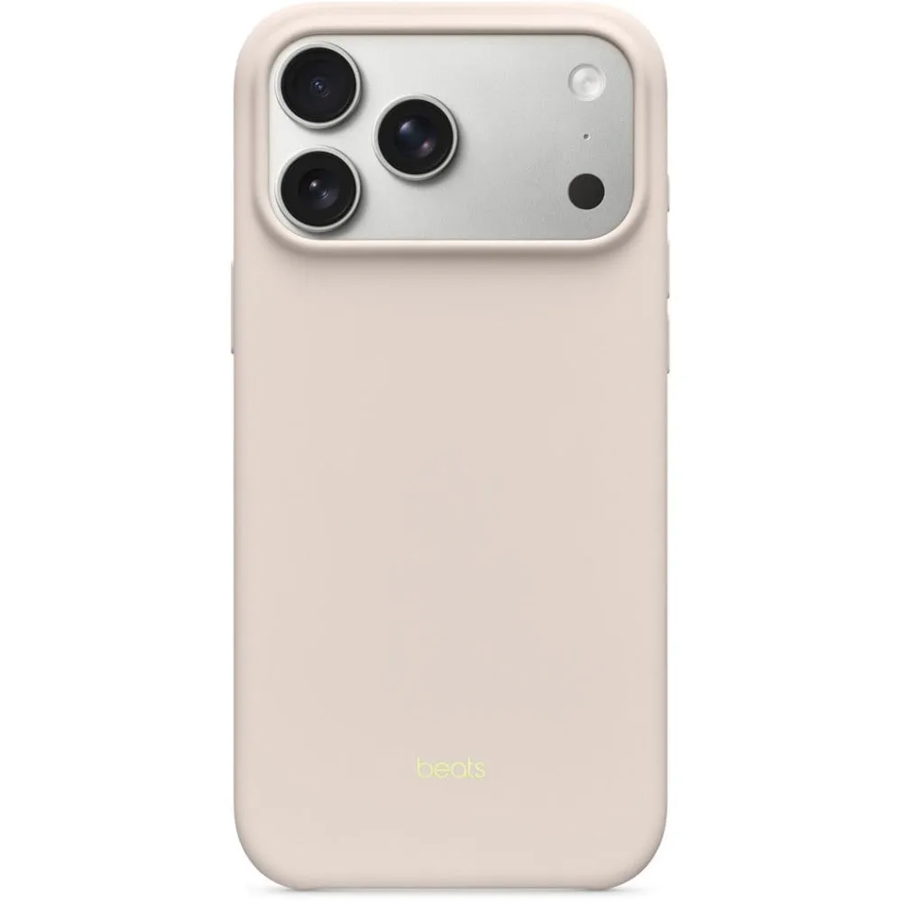 Etui silikonowe Apple Beats z MagSafe i panelem sterowania aparatem MGJE4LL/A do iPhone 17 Pro Max - Boksytowy beżowy