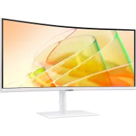 Monitor Samsung ViewFinity S6 S65TC LS34C650TAUXEN, 34", 3440x1440 (UWQHD), 100Hz, 21:9, zakrzywiony, VA, FreeSync, HDR, 5 ms, B