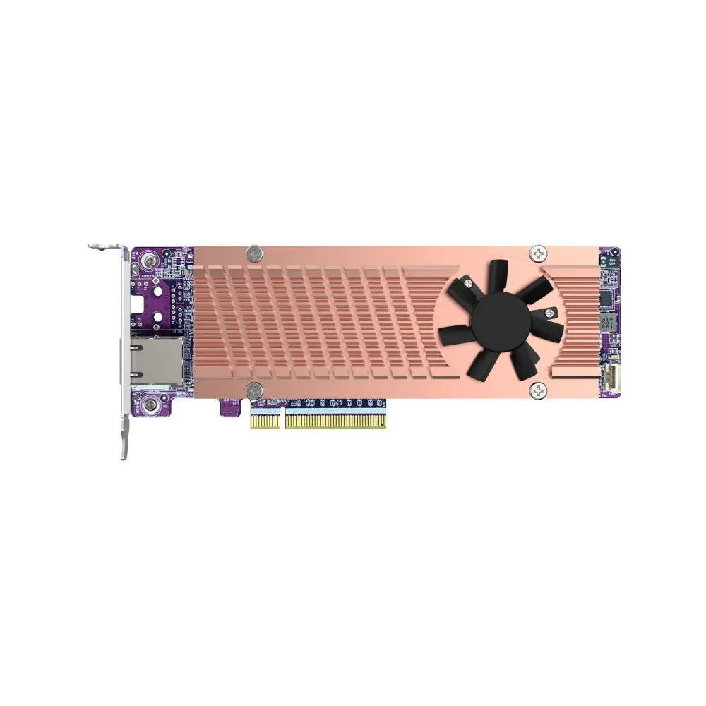 Karta rozszerzeń QNAP QM2-2P410G1T, 2 x M2 2280 NVMe, 1 x 10Gbps LAN, 8 x PCIe Gen4 | Sklep ITnes.pl, IT for BUSINESS