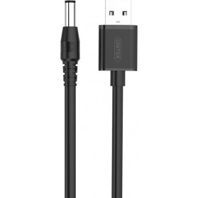 Kabel zasilający Unitek USB-A ,  DC 5.5, 2.5mm 9V Y-C4046BK - zdjęcie poglądowe 2