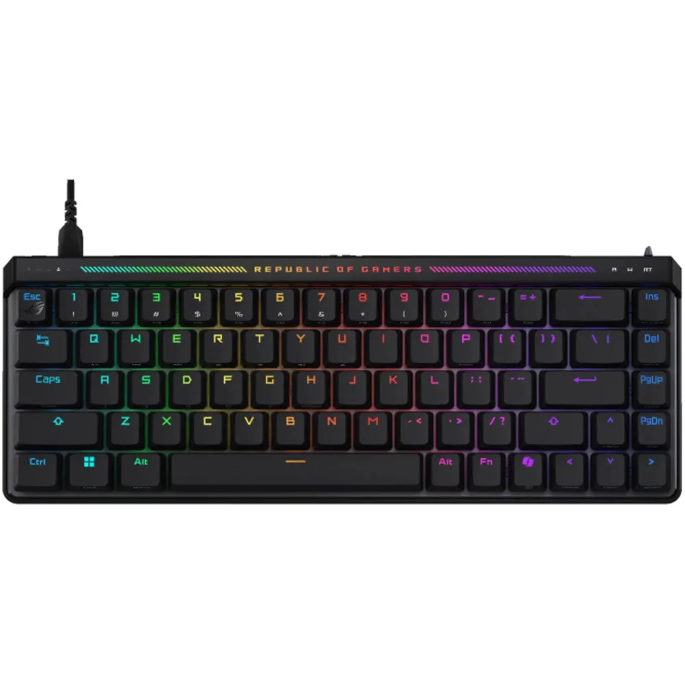 Klawiatura przewodowa ASUS ROG Falchion ACE HFX M605 90MP03VE-BKUA20 - USB-C, 8000Hz, 0.125ms, Czarna