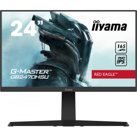 Monitor iiyama G-MASTER GB2470HSU-B1 - 23,8"/1920x1080 (Full HD)/165Hz/IPS/FreeSync/HDR/0,8 ms/pivot/Czarny