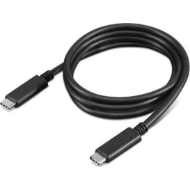 Kabel Lenovo USB-C 4X90U90619 - 1 m, Czarny