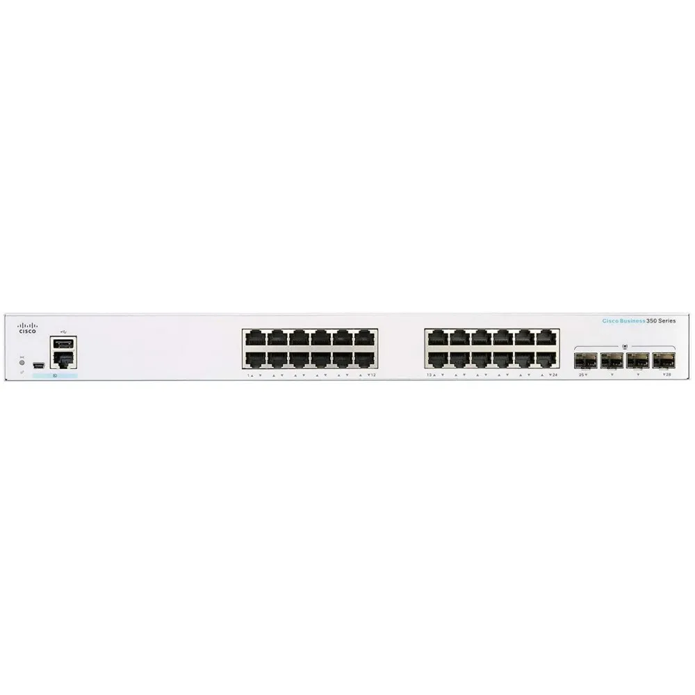 Switch zarządzalny Cisco CBS350-24T-4G-EU, 24x 10|100|1000Mbps, 4x 1000Mbps SFP | Sklep ITnes.pl, IT for BUSINESS Switch zarządzalny Cisco CBS350-24T-4G-EU, 24x 10|100|1000Mbps, 4x 1000Mbps SFP | Sklep ITnes.pl, IT for BUSINESS