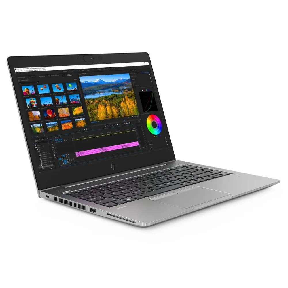 Laptop HP ZBook 14u G5 2ZC34EA - i7-8550U/14" FHD IPS MT/RAM 16GB/SSD 512GB/Radeon Pro WX3100/Czarno-srebrny/Windows 10 Pro/3CI - zdjęcie