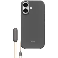 Etui Apple z podpórką Beats Kickstand z MagSafe i panelem sterowania aparatem MGY54LL/A do iPhone 17 - Szafirowy szary