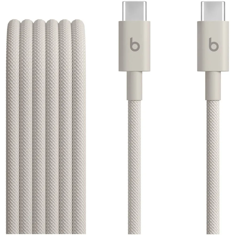 Kabel Apple Beats USB-C do USB-C MDGD4EE/A - 1,5m, Błyskawiczny beż Kabel Apple Beats USB-C do USB-C MDGD4EE/A - 1,5m, Błyskawiczny beż