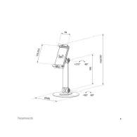 Stojak na tablety Neomounts by Newstar Universal Tablet Stand 4,7-12,9" DS15-540WH1 - Biały