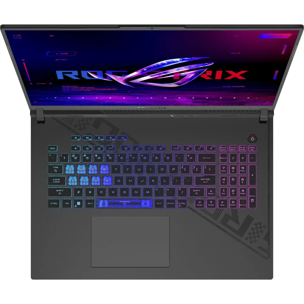 Laptop ASUS ROG Strix G18 2023 G814 G814JI-N6132W 90NR0D01-M00CD0 - i7-13650HX/18" WQXGA IPS/RAM 16GB/1TB/GF RTX 4070/Win 11 Home/2CI - zdjęcie
