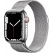 Smartwatch Apple Watch Series 7 GPS + Cellular MKJW3WB/A - 45 mm, Kolor srebrny