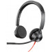 Słuchawki nauszne Plantronics/Poly Blackwire 3325 213939-01 - Czarne, Mini Jack 3.5 mm, USB-C