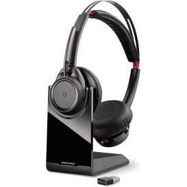 Zestaw słuchawkowy Plantronics/Poly Voyager Focus UC B825 202652-101 - Czarny