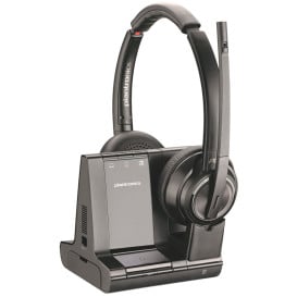 Zestaw słuchawkowy Plantronics/Poly Savi 8220 Office Headset 207325-12 - Czarny