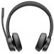 Słuchawki bezprzewodowe nauszne Poly Voyager 4320 UC USB-A Headset 218475-01 - Czarne