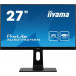 Monitor iiyama ProLite XUB2792HSN-B1 - 27"/1920x1080 (Full HD)/75Hz/IPS/4 ms/pivot/USB-C/Czarny