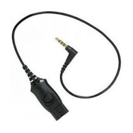 Kabel Plantronics/Poly MO300 38541-03 do iPhone i Blackkberry - Czarny