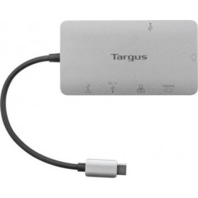 Stacja dokująca Targus 4K Dock USB-C DOCK419EUZ - Kolor srebrny, Czarna