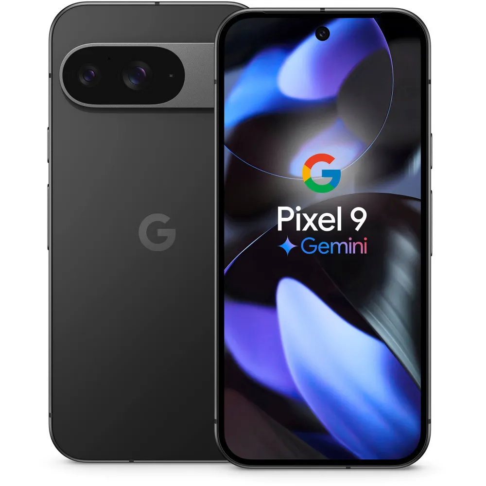 Smartfon Google Pixel 9 G2YBB128, Tensor G4, 6,3" 2424x1080, 128GB, 12GB, 5G, Czarny, Aparat 50+10,5Mpix, Android, 2 lata Carry-