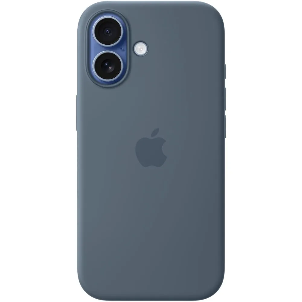 Etui silikonowe Apple Silicone Case z MagSafe MGEW4ZM/A do iPhone 17 - Anchor Blue Etui silikonowe Apple Silicone Case z MagSafe MGEW4ZM/A do iPhone 17 - Anchor Blue