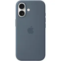 Etui silikonowe Apple Silicone Case z MagSafe MGEW4ZM/A do iPhone 17 - Anchor Blue