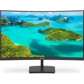 Monitor Philips 241E1SC/00 - 24"/1920x1080 (Full HD)/75Hz/zakrzywiony/VA/FreeSync/4 ms/Czarny