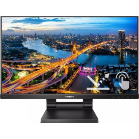 Monitor Philips 222B1TC/00 - 21,5"/1920x1080 (Full HD)/75Hz/IPS/4 ms/dotykowy/Czarny