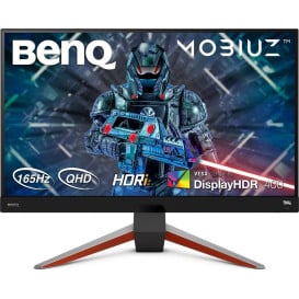 Monitor Benq Mobiuz EX2710Q 9H.LK4LA.TBE - 27"/2560x1440 (QHD)/165Hz/IPS/HDR/4 ms/Czarno-szary