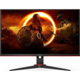 Monitor AOC 24G2SAE/BK - 23,8"/1920x1080 (Full HD)/165Hz/VA/G-Sync/1 ms/Czerwony