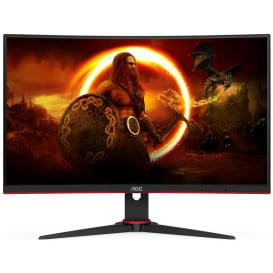 Monitor AOC C24G2AE/BK - 24"/1920x1080 (Full HD)/165Hz/zakrzywiony/VA/FreeSync/1 ms/pivot/Czarny