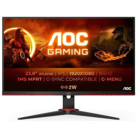 Monitor AOC 24G2SPAE/BK - 23,8"/1920x1080 (Full HD)/165Hz/IPS/FreeSync/4 ms/Czarno-czerwony