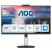 Monitor AOC 24V5CW/BK - 23,8"/1920x1080 (Full HD)/75Hz/IPS/FreeSync/4 ms/pivot/kamera/USB-C/Czarny