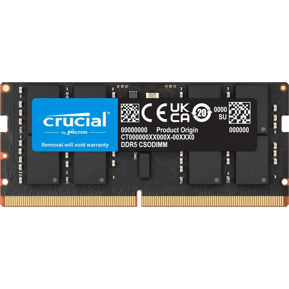 Pamięć RAM 1x32GB CSO-DIMM DDR5 Crucial CT32G64C52CS5 - zdjęcie poglądowe 1