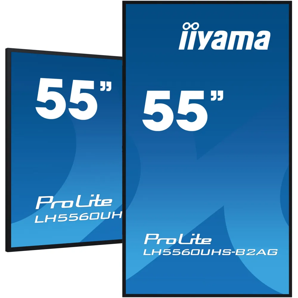 Zdjęcie produktu Monitor iiyama ProLite LH5560UHS-B2AG - 54,7"/3840x2160 (4K)/VA/6,5 ms/Czarny
