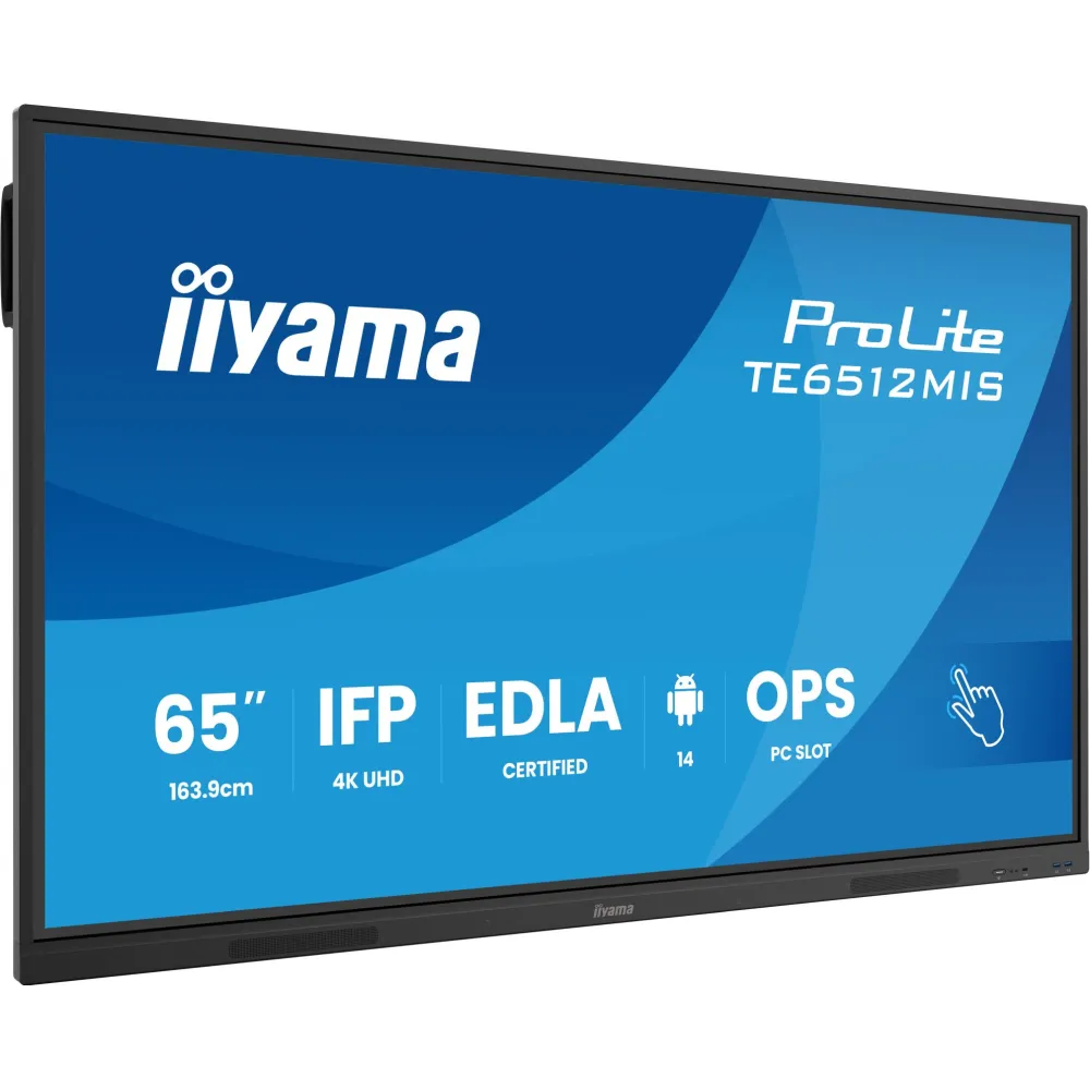 Zdjęcie produktu Monitor iiyama ProLite TE6512MIS-B4AG - 64,5"/3840x2160 (4K)/VA/6,5 ms/dotykowy/Czarny