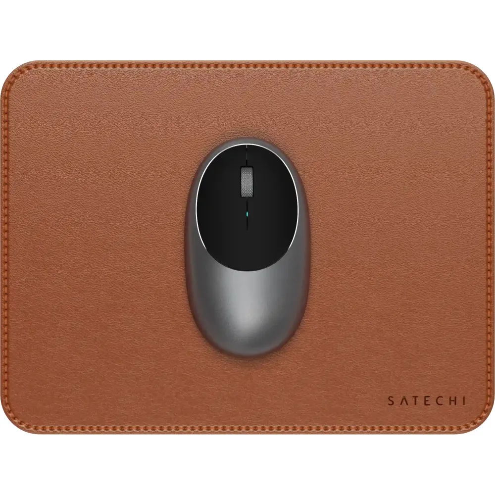 Podkładka pod mysz Satechi Vegan-Leather Premium Mouse Pad ST-LMPN - Brązowa Podkładka pod mysz Satechi Vegan-Leather Premium Mouse Pad ST-LMPN - Brązowa