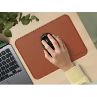 Podkładka pod mysz Satechi Vegan-Leather Premium Mouse Pad ST-LMPN - Brązowa