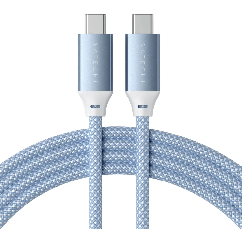Kabel Satechi USB-C 100W ST-TCC2MB - USB 2.0, 2 m, Niebieski Kabel Satechi USB-C 100W ST-TCC2MB - USB 2.0, 2 m, Niebieski